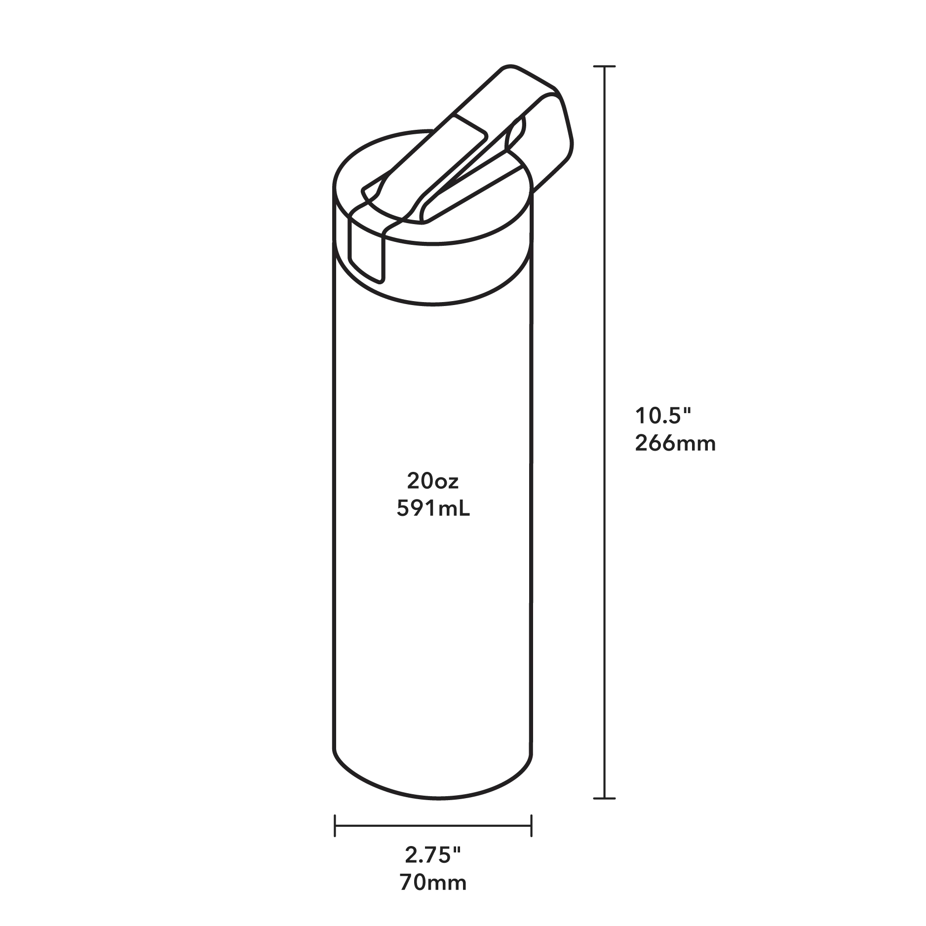 MiiR Straw Bottle 20oz