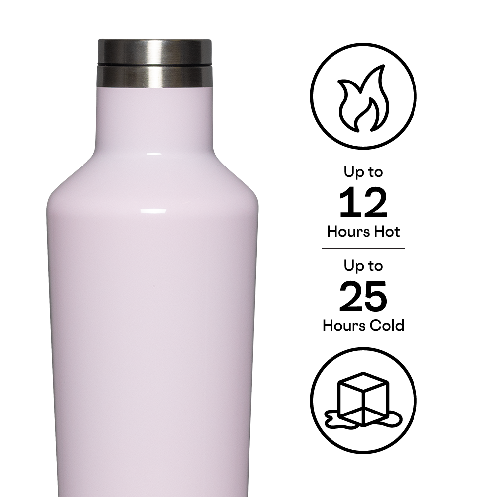 Corkcicle 16oz Canteen | Ditsy Floral Collection - Cream