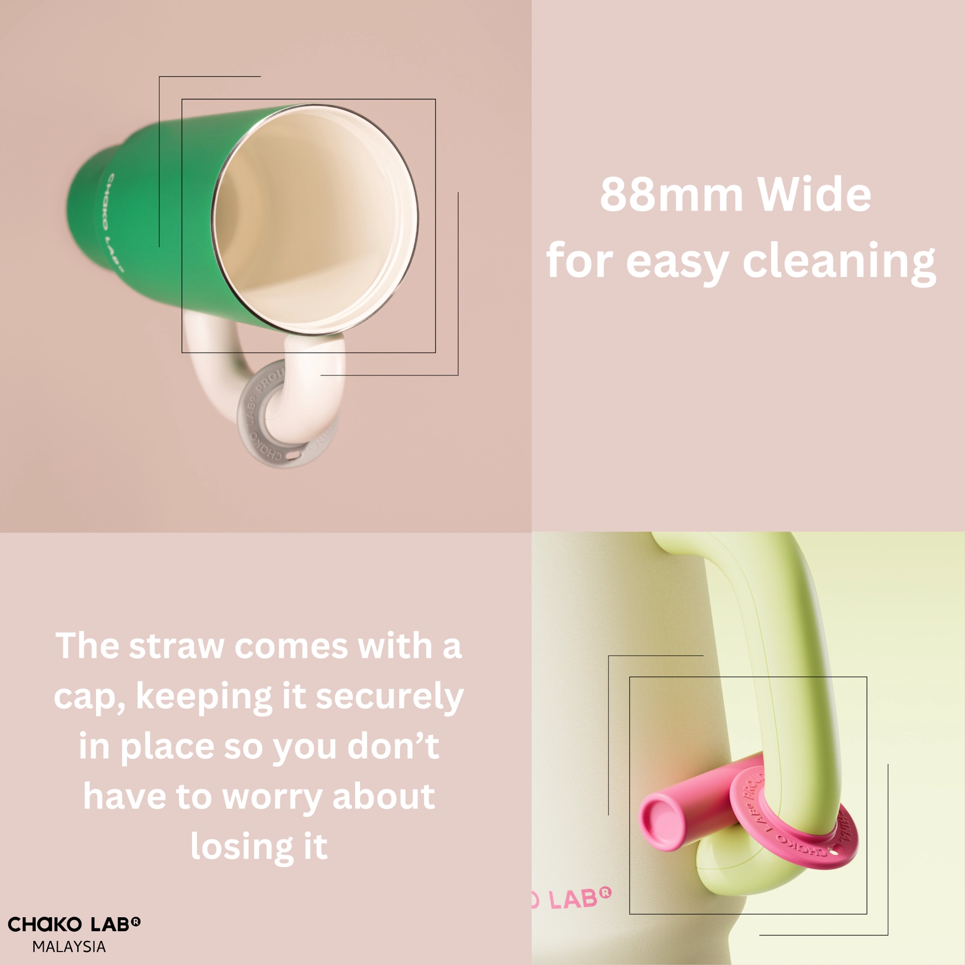 ChakoLab Bawang Ceramic Thermos Cup 1050ml