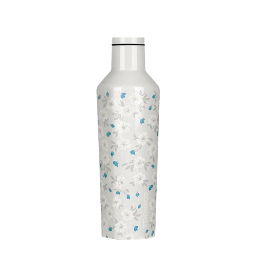 Corkcicle 16oz Canteen | Ditsy Floral Collection - Cream