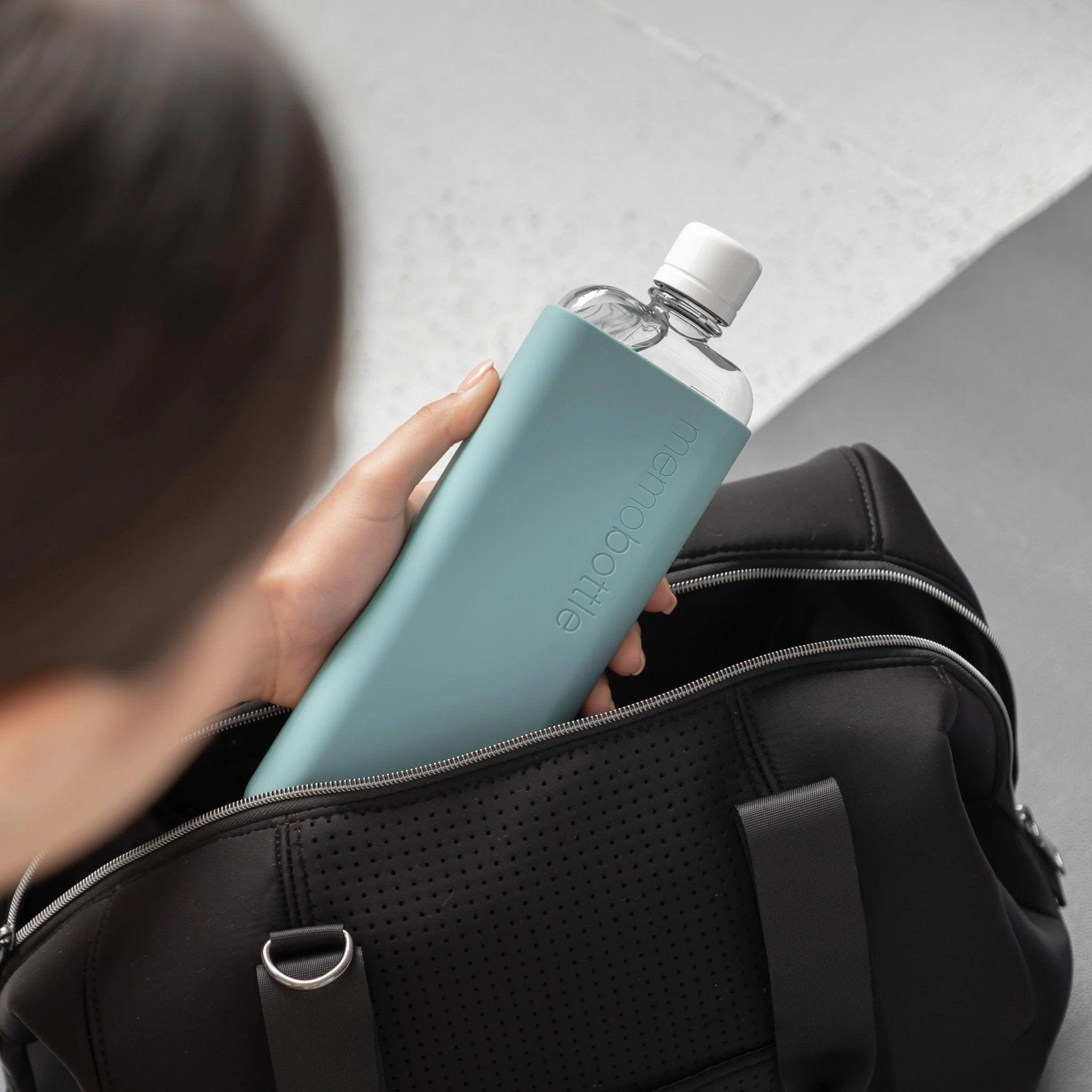Memobottle Metallic Gloss White Lid - Oribags.com