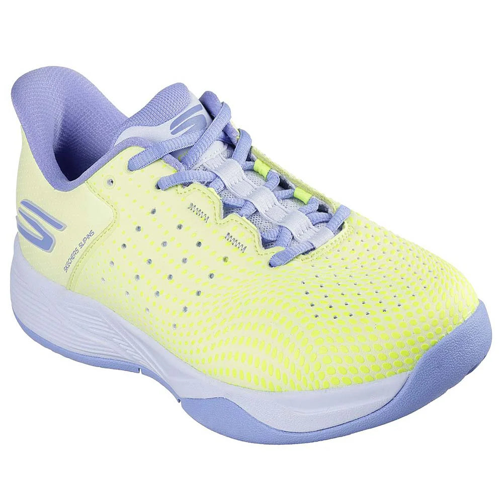 Skechers Slip-Ins GO Viper Court Reload Women Pickleball Shoes (Lime)