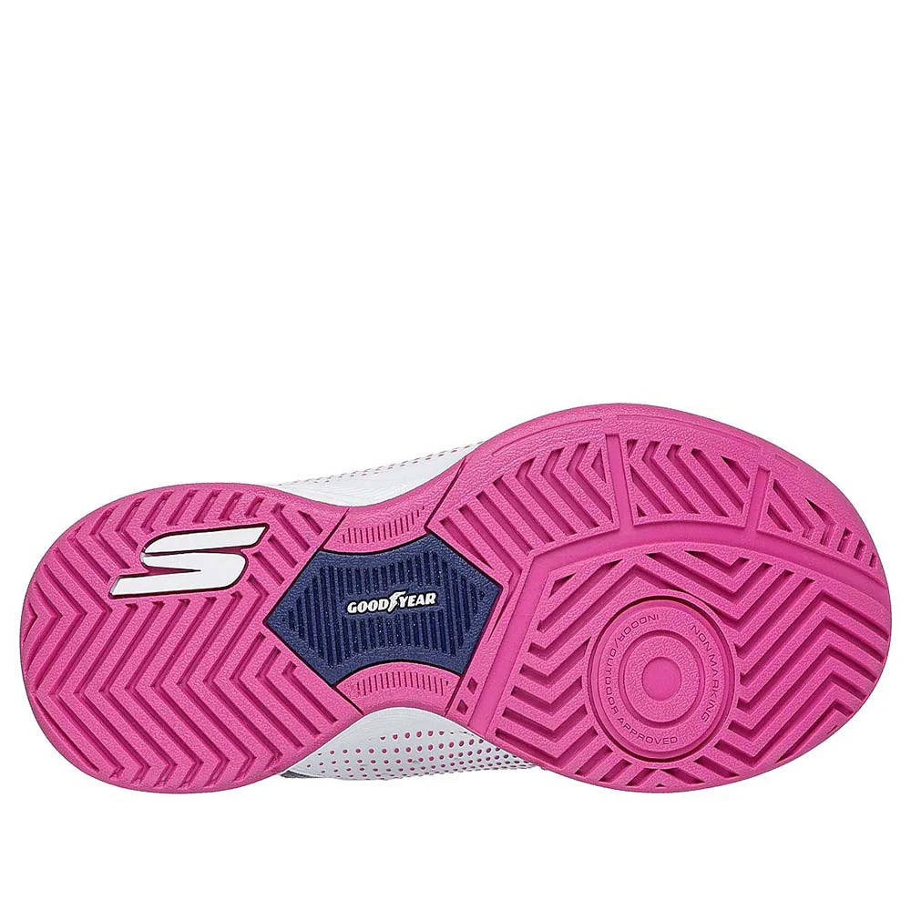 Skechers Slip-Ins GO Viper Court Reload Women Pickleball Shoes (White/Navy/Pink)