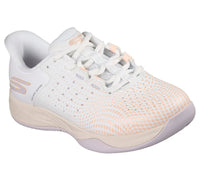 Skechers Slip-Ins GO Viper Court Reload Women Pickleball Shoes (White/Pink)