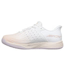 Skechers Slip-Ins GO Viper Court Reload Women Pickleball Shoes (White/Pink)