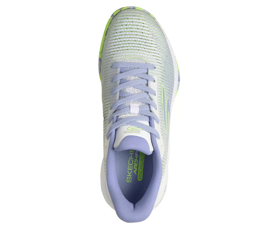 Skechers Viper Court Pro 2.0 Womens Pickleball Shoes (White/Periwinkle)