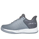 Skechers Slip-Ins GO Viper Court Reload Men Pickleball Shoes (Gray/Charcoal)