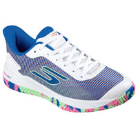 Skechers GO Pickleball Viper Court Pro 2.0 Pickleball Shoes (White/Blue/Pink)