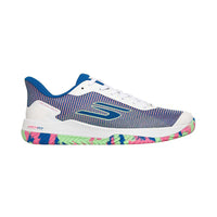 Skechers GO Pickleball Viper Court Pro 2.0 Pickleball Shoes (White/Blue/Pink)