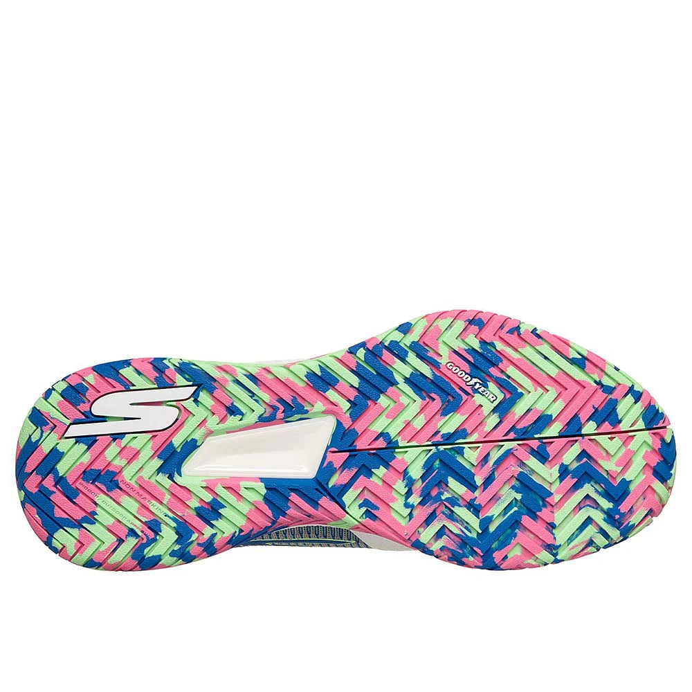 Skechers GO Pickleball Viper Court Pro 2.0 Pickleball Shoes (White/Blue/Pink)