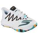 Skechers Go Viper Court Rally Men Pickleball Shoes (White/Turquoise)