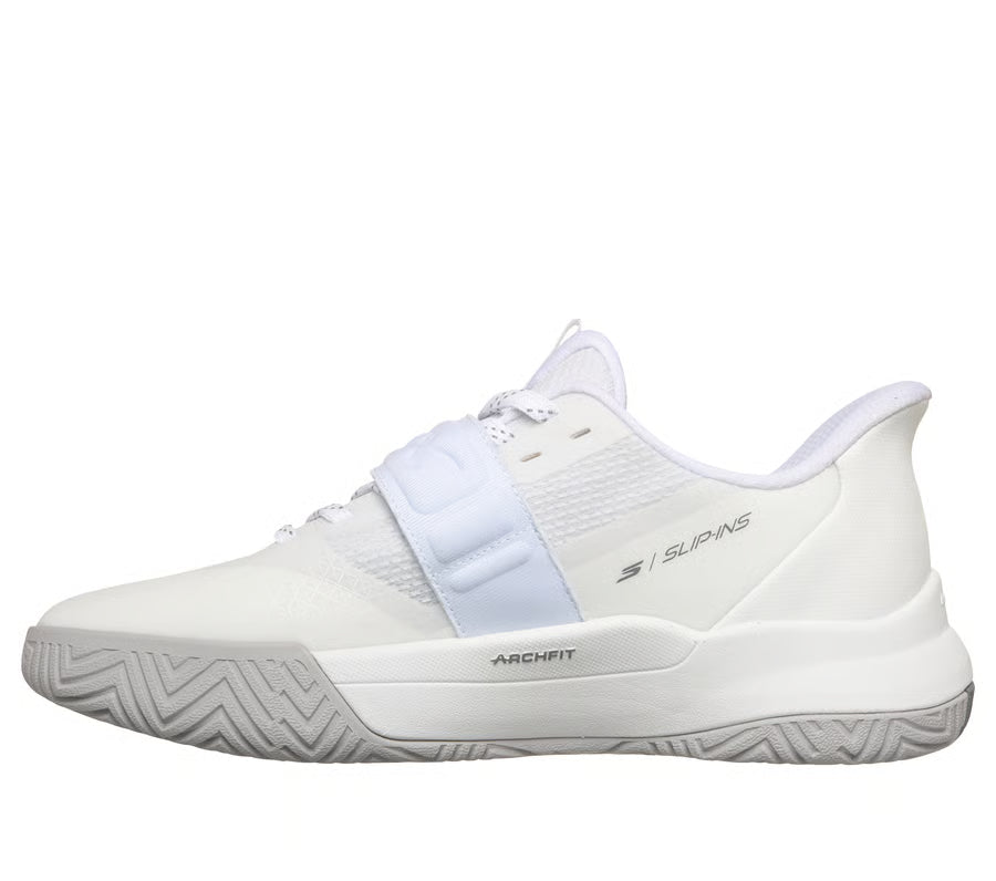 Skechers Slip-ins Relaxed Fit: Viper Court Elite 2.0 Pickleball Shoes (White)