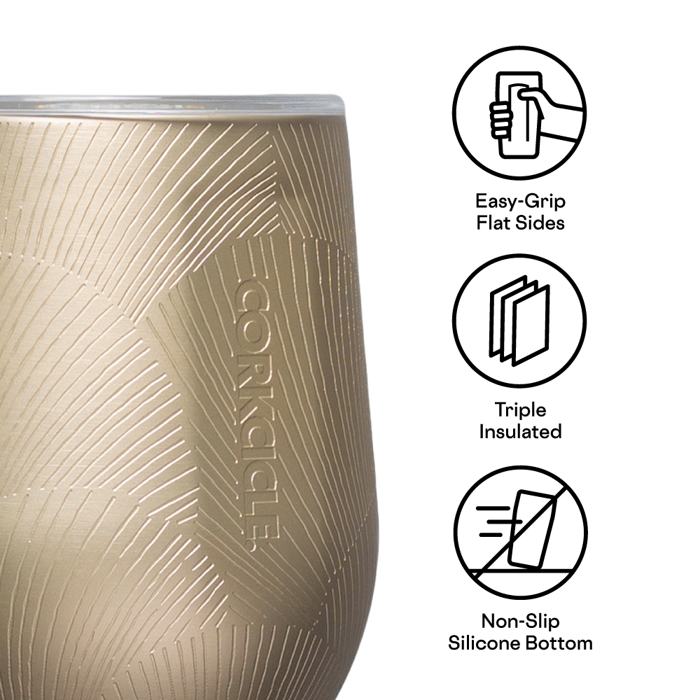 [Engraving Available] Corkcicle 12oz Stemless | Mixed Collection