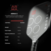 Holbrook Arma Metallic S 14mm Pickleball Paddle