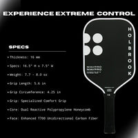 Holbrook Pro Series Mav Pro 16mm 2.0 Pickleball Paddle