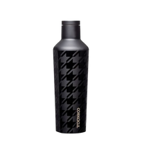 Corkcicle 16oz Canteen | Houndstooth Collection - Onyx
