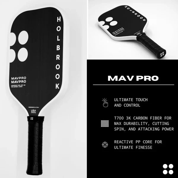 Holbrook Pro Series Mav Pro 16mm 2.0 Pickleball Paddle